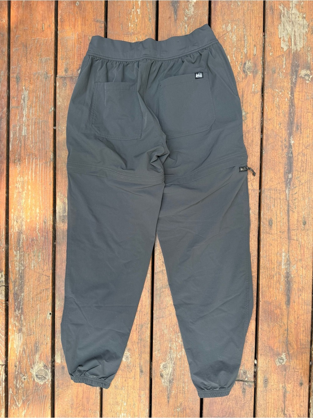 REI Grey Convertible hiking Pants - Picture 4 of 4